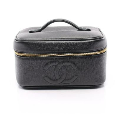 Chanel Vintage Pre-owned Toilet Bags Sort, Dame Vintage Tasker, Størrelse: ONE Size