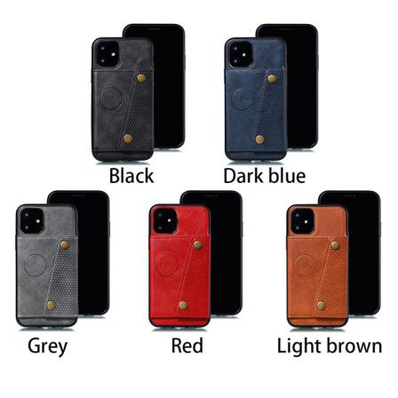 Smidigt Skal Med Korthållare - Iphone 11 Grå