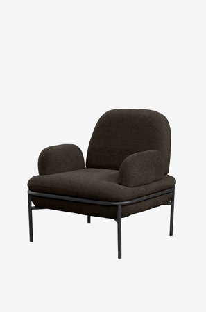 Hanah Home - Fløjstol Aster - Sort - Lænestole - Fra Homeroom