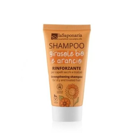 LA SAPONARIA Capelli e Cute Shampoo liquido Girasole e Arancio 30ml - Shampoo Rinforzante