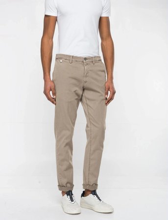Replay Benni Trousers Regular Hyperchino Color Xlite - Beige - 36 x 32
