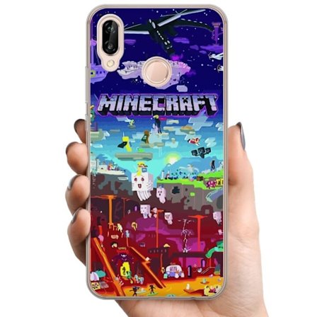 Yhteensopiva Puhelinkuori Huawei Huawei P20 lite MineCraft