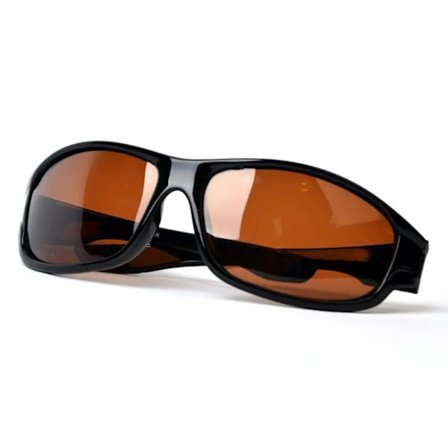 TAGION Polaroid Solglasögon Herr Plastbåge Retro Solglasögon Mörkerseende Körglasögon Gula Linser Fiske