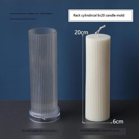 Ljusformar Ljus Stearinljus Diy Gjutformar I Silikonform Yke55014 Stativ Cylindrisk 6x20