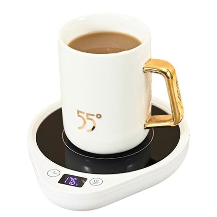 Muggvärmare, Uppgraderad Kaffevärmare & Koppvärmare för Skrivbord med 3 Temperaturinställningar (FMY)