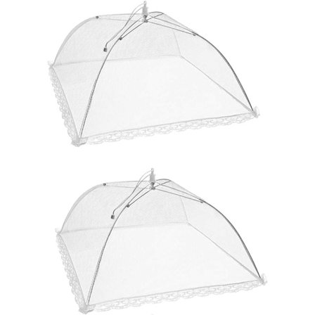 2 stk. Pop-up madnet, paraply-stil foldbar madnet picnic dome