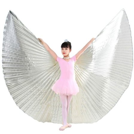 Magedansvinger Isis vinger SØLV IKKE ÅPEN IKKE ÅPEN