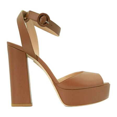 Sergio Levantesi, Vishy leather shoes Bruin, Dames, Maat:40 EU