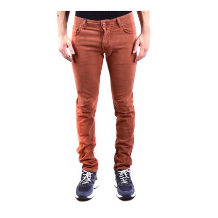 Jacob Cohën, Jeans Oranje, Heren, Maat:W34