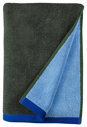 Mette Ditmer Soft Guest Towel Olive/Light Blue 2 stk - 40 x 55 cm, Tøj & Bolig, Boligtekstiler, Håndklæder