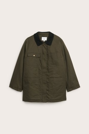 Kappahl | Jakke med manchesterkrage | Brun