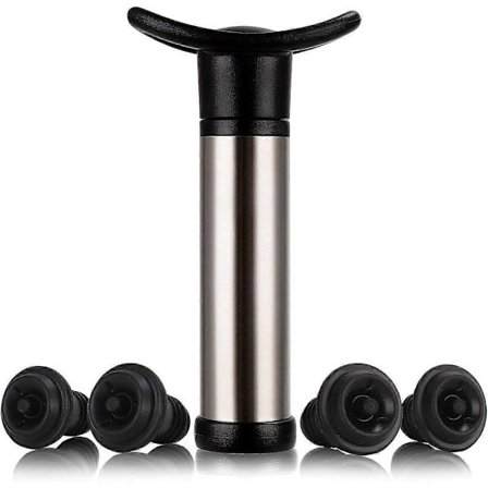 Vinpump Vakuumförslutare i rostfritt stål Vinsparare Används för vinlagring, vinpumpen används för att avlägsna luft och bevara