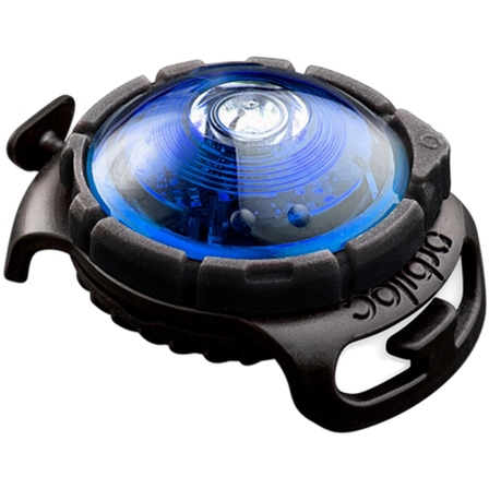 Orbiloc - Safety Light Dog Dual LED - With Quick Mount & Adjustable Strap Blue 5 km - Hund - Halsbånd - ZOO.no