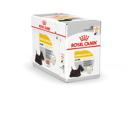 Royal Canin - Dermacomfort Våt Våtfôr for hunder 85 g x 12 stk - Hund - Hundefôr & hundemat - Våtfôr & våtmat - ZOO.no