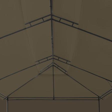 Vidaxl Paviljong Med Draperier 600x298x270 Cm Taupe 180 G/m² Taupe