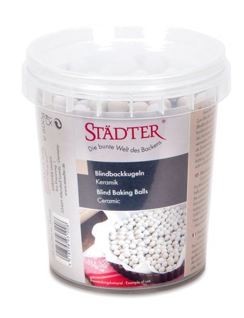 Städter Bagebønner Hvide Lavet Af Keramik - White - 0.65 KG