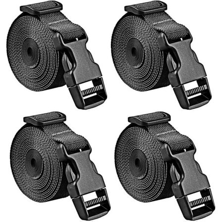 Sort fikseringsrem med plastikspænde til mobil fiksering 4