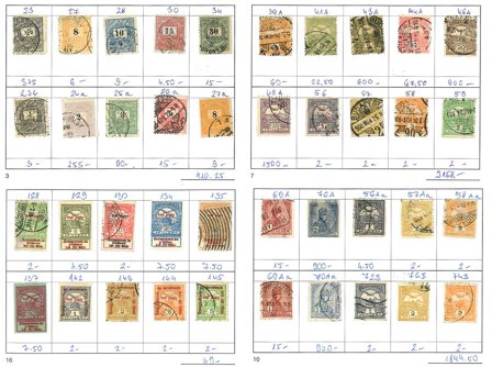 Ungarn - Samling i 1 udvalgshæfte - Stemplet