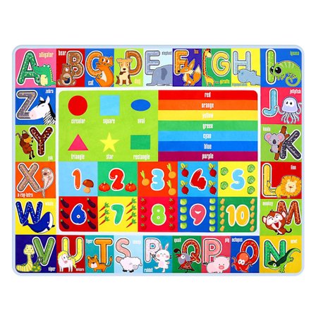 Lasten huoneen matto, lasten oppimisalusta, varhaisen oppimisen oppimisalusta, hauskat matot, aakkosmatto