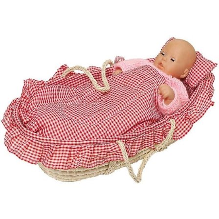 Korg för dockor upp till 52 cm