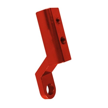 Motorsykkel Mirror Mount Riser Extenders Avstandsstykker RØD