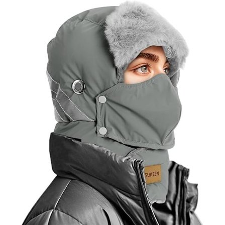 Vinterhatte til kvinder, vindtætte og vandtætte varme hatte til mænd med øreklapper, velegnet til udendørsaktiviteter i koldt vejr.