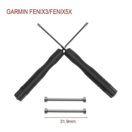 Verktøy for fjerning av klokkebåndskruer - Tilbehør i rustfritt stål - Erstatning for Garmin Forerunner Fenix (Sølv type A)