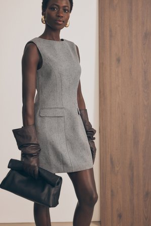 NA-KD - Figursydd ermeløs minikjole - Sett - Grå - EU 44