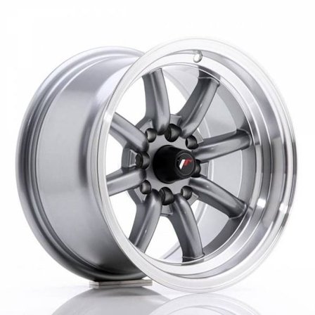 Jante Alu 14" Japan Racing JR19 14x8 ET-13 4x100-114 Gun Metal