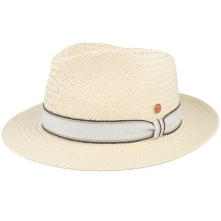 Mayser - Beige straw Hoed - Maleo Paper Panama Straw Hat @ Hatstore