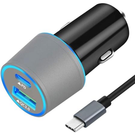 Snabb USB-C-auton latauslaite, 30W teho ja pikalataus 3.0 Ca