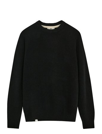 Akrico Lambswool Knit Black Anerkjendt