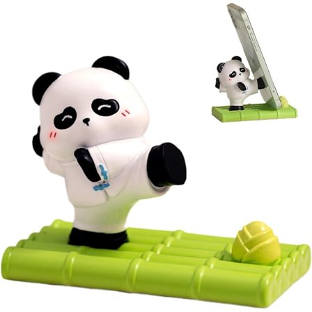 1 stk Panda Telefonholder, Nyhet Skrivebord Telefonstativ, Mobiltelefonholder Skrivebordsdekorasjon, Panda Kreativt Telefonstativ
