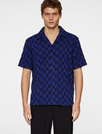 J. Lindeberg Torpa Resort Jersey Shirt - Navy - XL