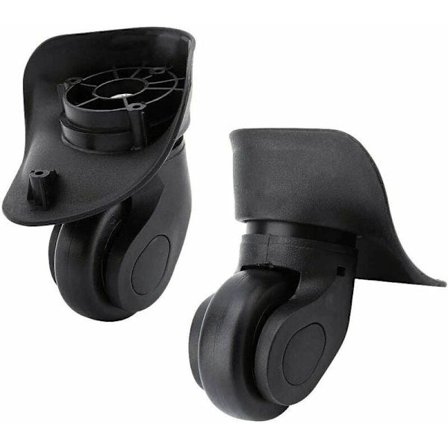 Par hjul för resväskor, universella ersättningshjul, tunga, tysta gummihjul, multiriktade hjul för byte och reparation av resväskor, Samsonite 