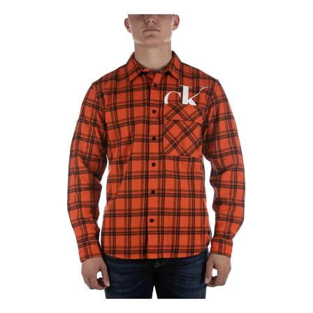 Calvin Klein Casual Shirts röd, Herr, Herr, Storlek: S