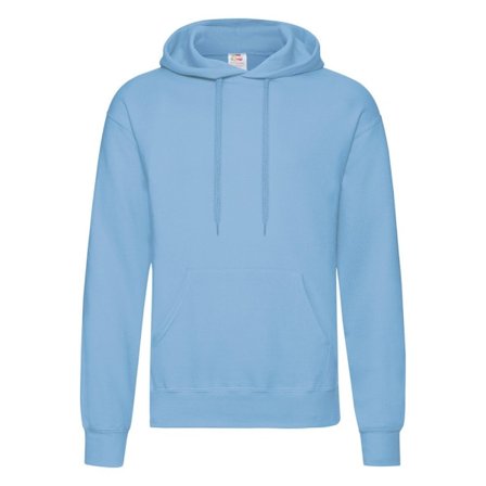 Fruit Of The Loom Herr Hoodie / Tröja S Sky Blue