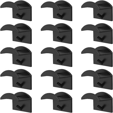15 stk. kasket holdere, baseballkasket holder, selvklæbende hat holder, selvklæbende