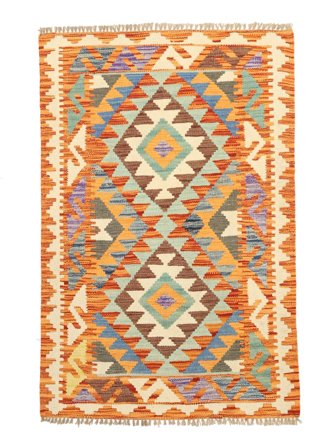 Kilim Afghan Old Style Rug Oriental Brown/Orange (Wool, Afghanistan)