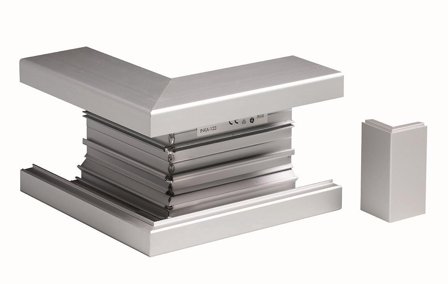 Schneider Electric 5507110 Ytterhjørne 80 x 200 x 200 mm Anodisert, Installasjonsmaterial