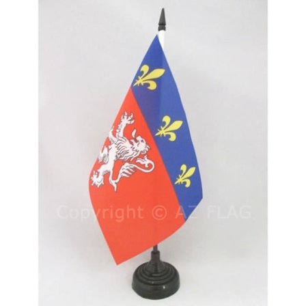 Bordflagga Provinsen Lyonnais 21x14cm - av Lyon Hög kvalitet