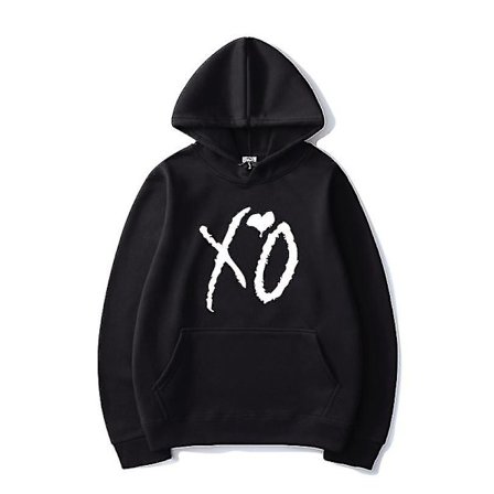 The Weeknd -painettu huppari Xo Mode Print Huppari Miehet Naiset Harajuku Hip Hop Vetoketjullinen Huppari Topit .i