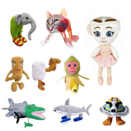 Tungtungsahur Italiensk Brainrot Tralalero Tralala Ballerina Cappuccina Djurplyschleksak Rolig plyschleksak följeslagare dockapresent