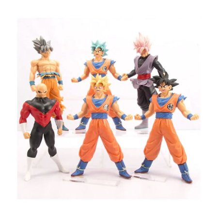 Dragon Ball Actionfigur Leksak Full Power Son Goku 6-pack Cosplay Present Dekorationer[GL]