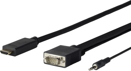 VIVOLINK Pro HDMI-kabel - HDMI / VGA / lyd - 1 m