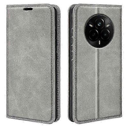 For Realme 14 Pro 5g Deksel Skin Touch Lær Lommebok Telefon Deksel