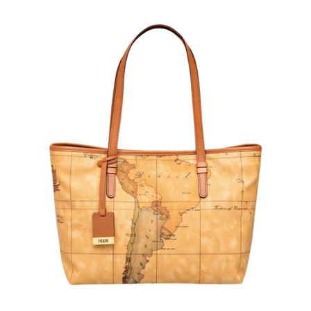 Alviero Martini 1a Classe, Geo Bag Beige, Dames, Maat:ONE Size,stof