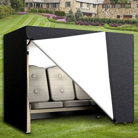 Vattentätt Oxford Trädgårdsgungskydd Anti-UV Gungskydd Utomhusgungskydd