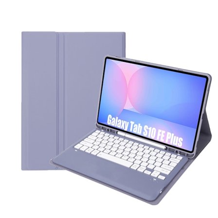 Tastaturveske for Samsung Galaxy Tab S10 FE Plus 13.1 X620/X620B, lilla