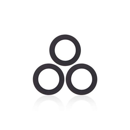 Original Samsung Galaxy S23 Bak Kameralins Med Tejp - 3-pack